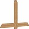 Ekena Millwork Eugene Smooth Timber Gable Bracket, Western Red Cedar, 60"W x 40"H x 3 1/2"D x 5 1/2"F, 16/12 Pitch GBW060X40X0406EUG00SWR - alternate 5